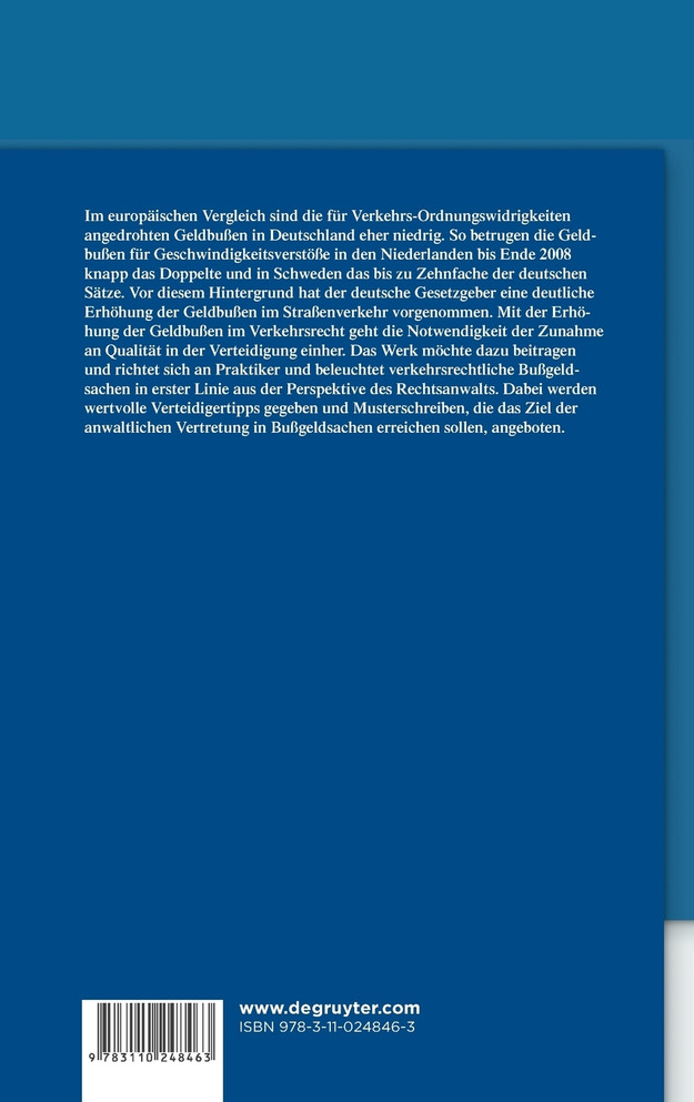 Verteidigung in Straßenverkehrs-Ordnungswidrigkeitenverfahren