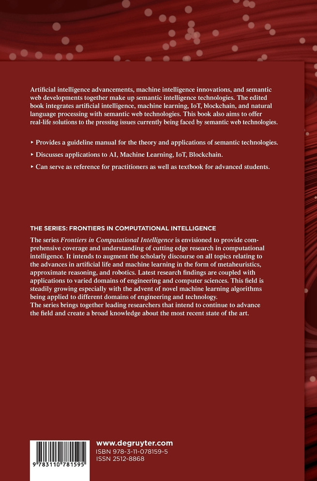 Semantic Intelligent Computing and Applications