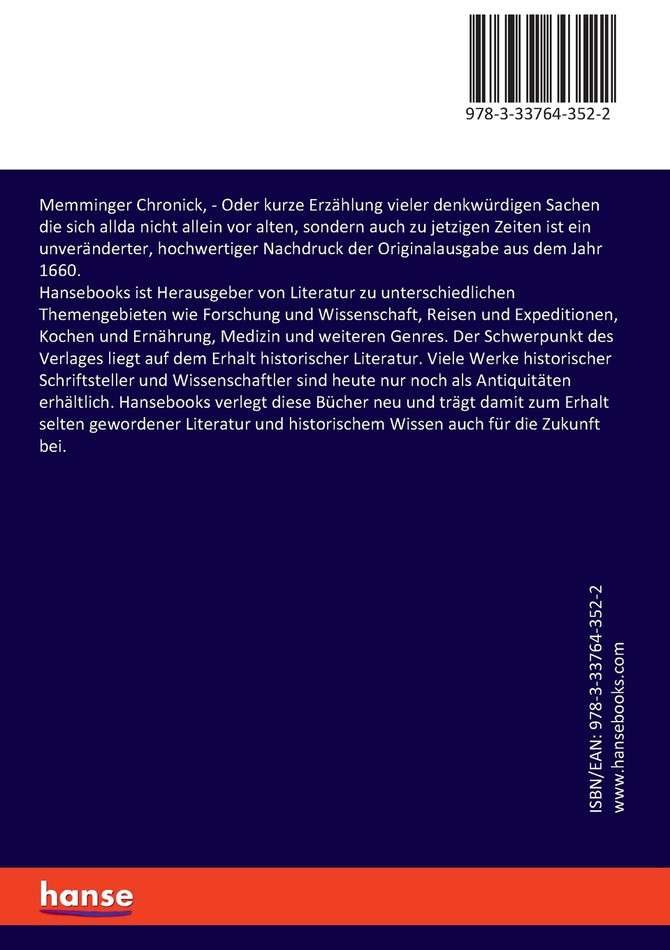 Memminger Chronick,