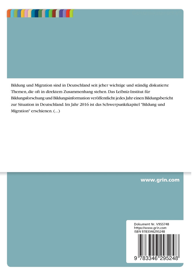 Bildung und Migration. Herrscht in Deutschland ein Bildungsnachteil aufgrund von Migration?