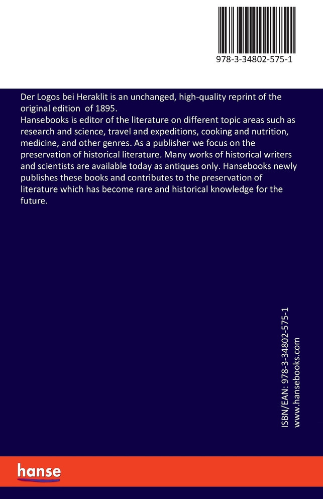 Der Logos bei Heraklit