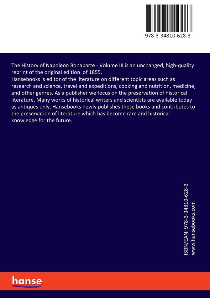 The History of Napoleon Bonaparte