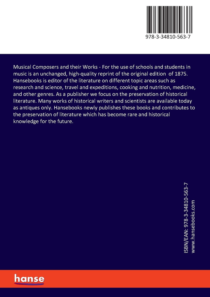 Musical Composers and their Works