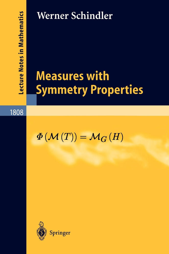 Measures with Symmetry Properties