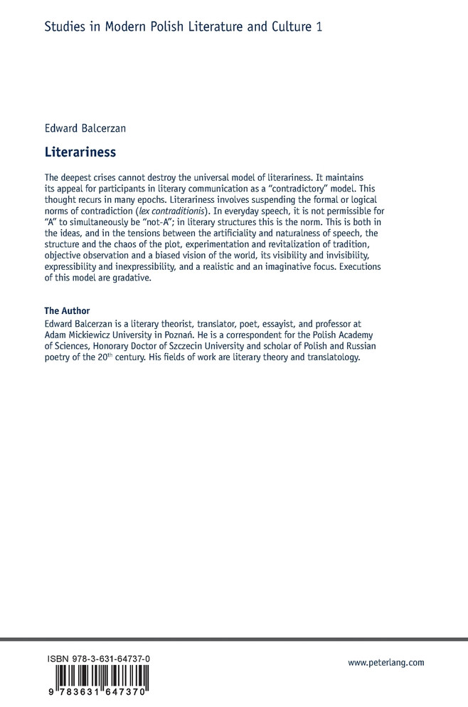 Literariness