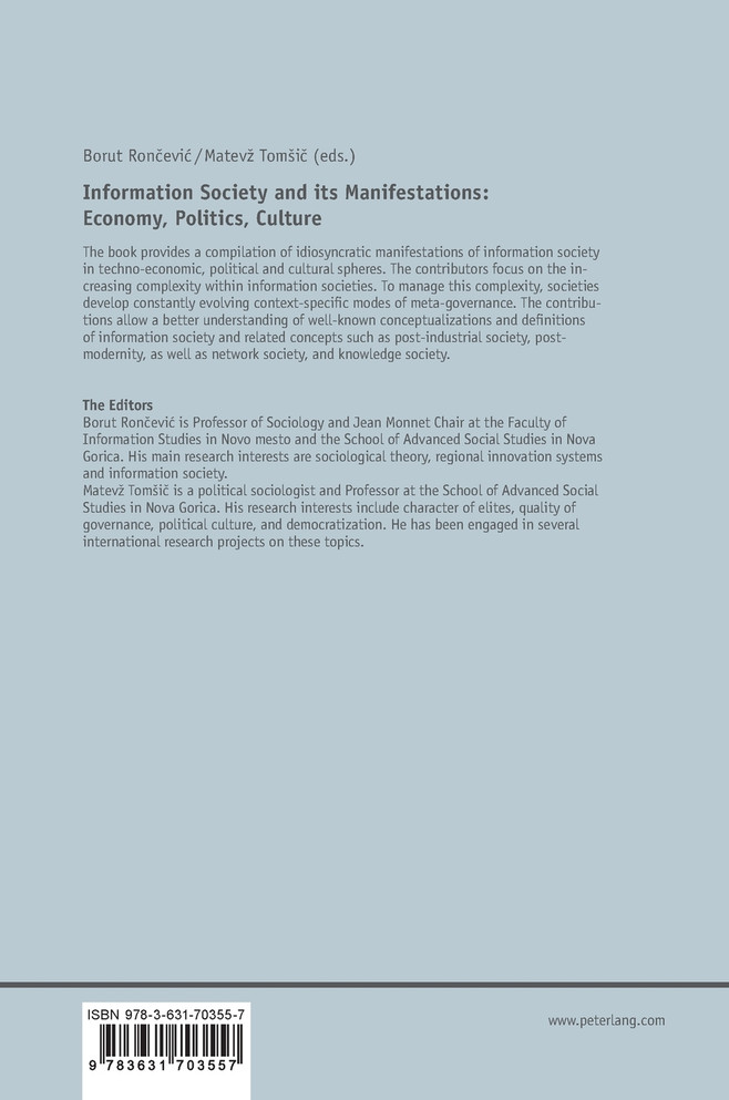 Information Society and its Manifestations