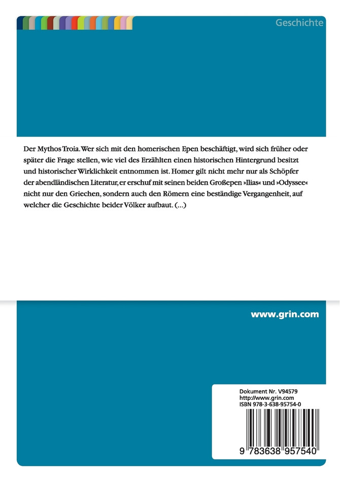 Mosaik Troia. Die Bilanz einer Kontroverse um die Geschichte einer Stadt