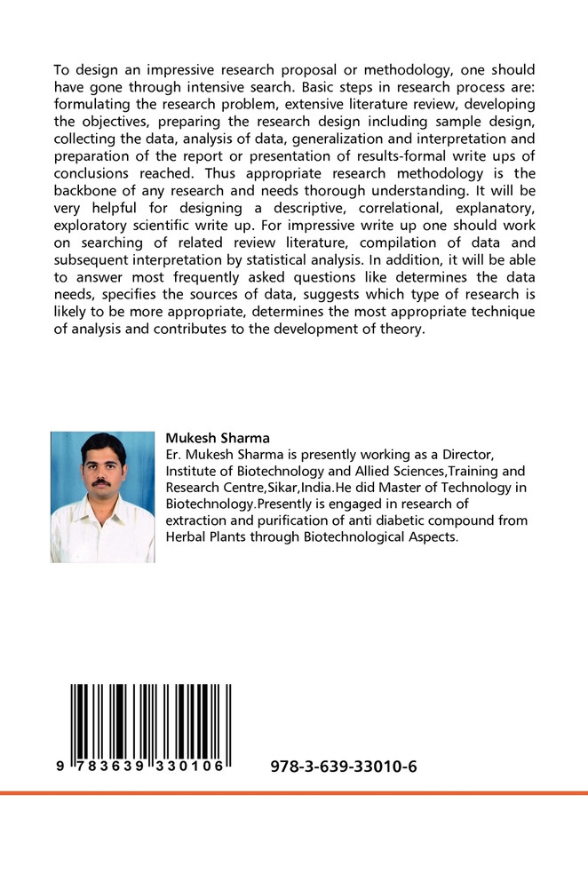 Research Methodology and Scientific Communication