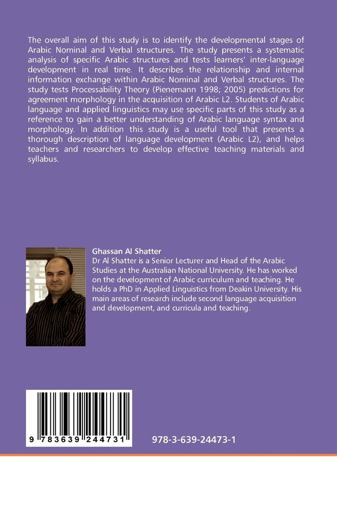 Acquisition and Development of Nominal             and Verbal Structures in Arabic