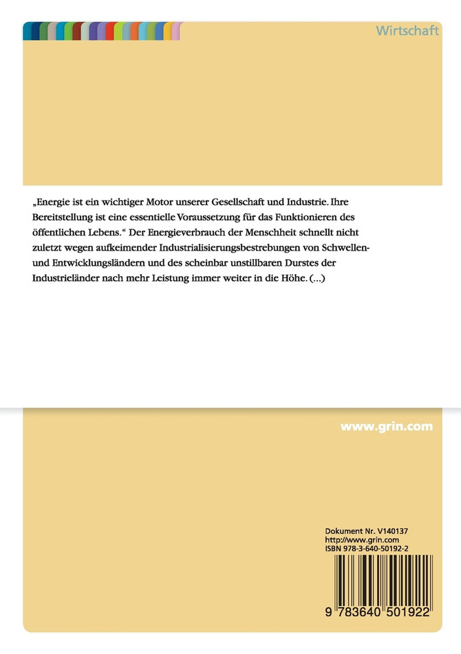 Die Ökonomie nicht erneuerbarer Ressourcen