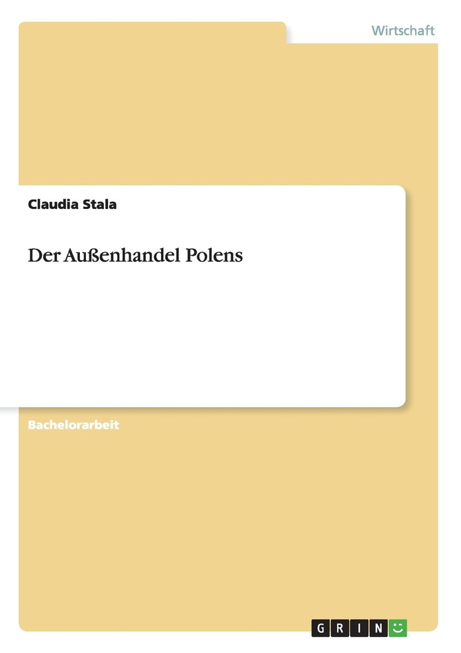 Der Außenhandel Polens