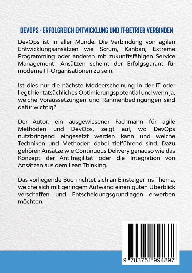 DevOps - Erfolgreich Entwicklung und IT-Betrieb verbinden