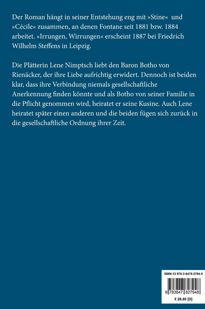 Irrungen, Wirrungen (Großdruck)