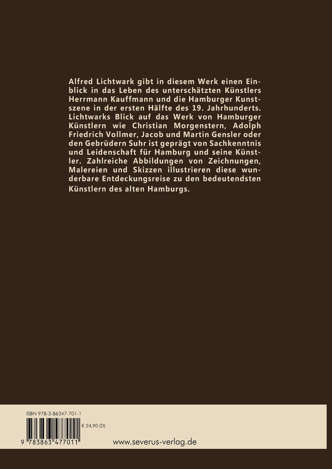 Herrmann Kauffmann und die Kunst in Hamburg 1800-1850