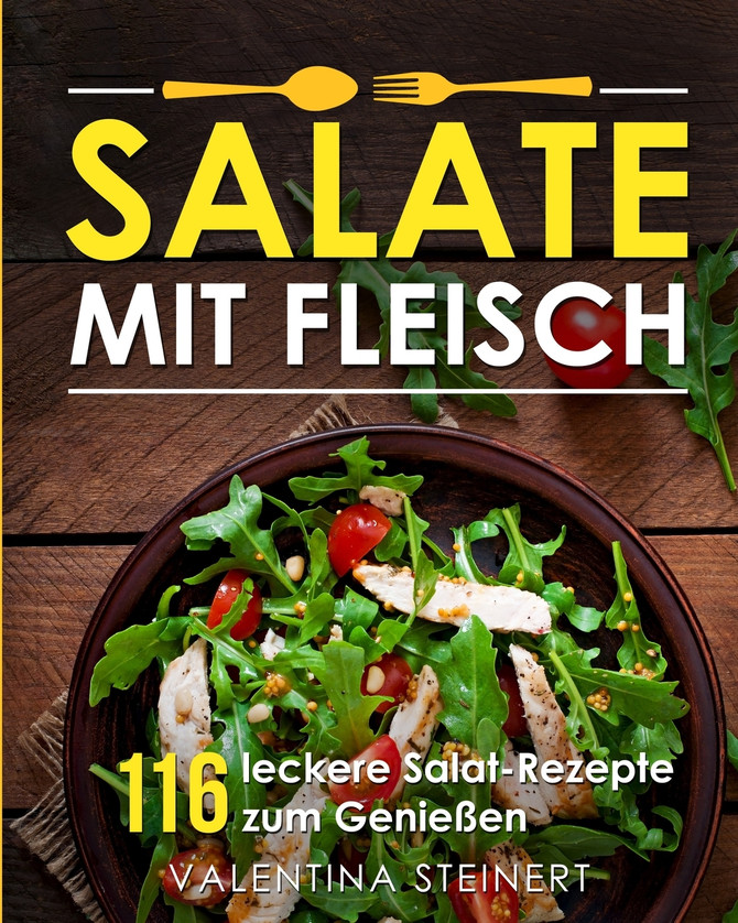 Salate mit Fleisch
