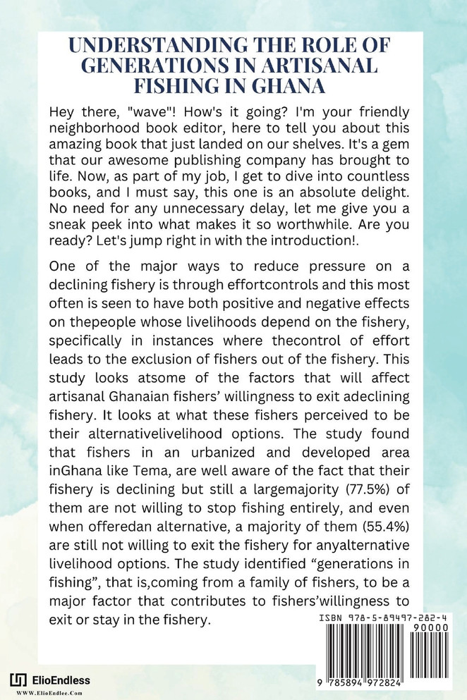 Understanding the Role of Generations in Artisanal Fishing in Ghana