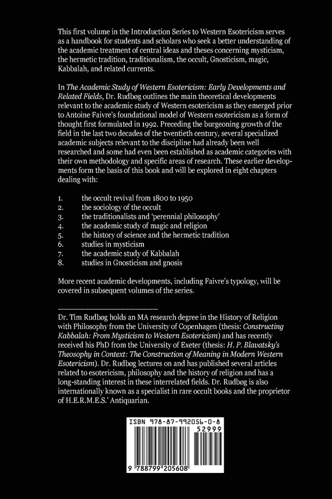 The Academic Study of Western Esotericism