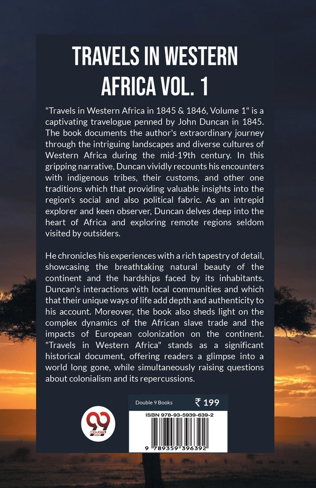 Travels In Western Africa Vol. 1