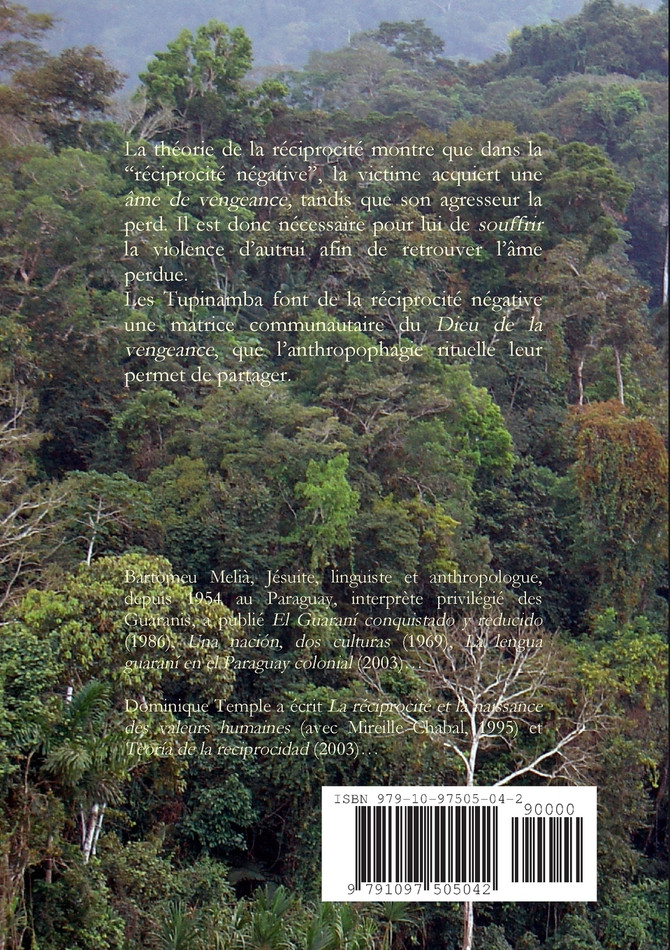 La réciprocité négative. Les Tupinamba