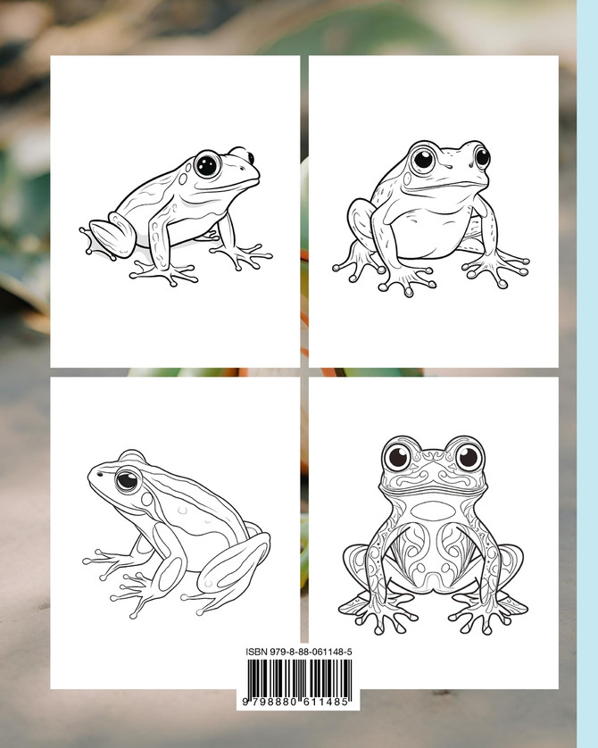 Frog Coloring Book