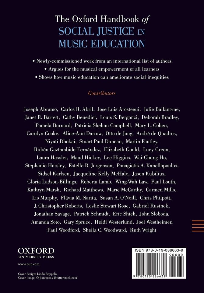 Oxford Handbook of Social Justice in Music Education