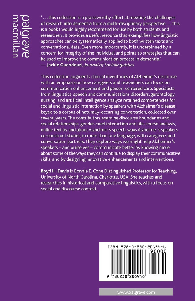 Alzheimer Talk, Text and Context