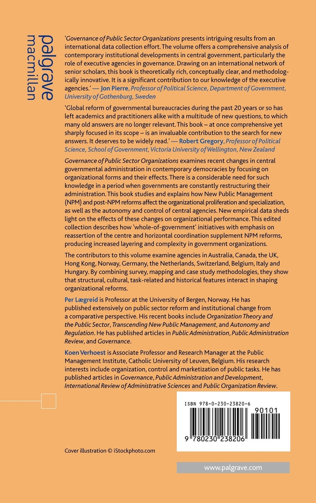 Governance of Public Sector Organization