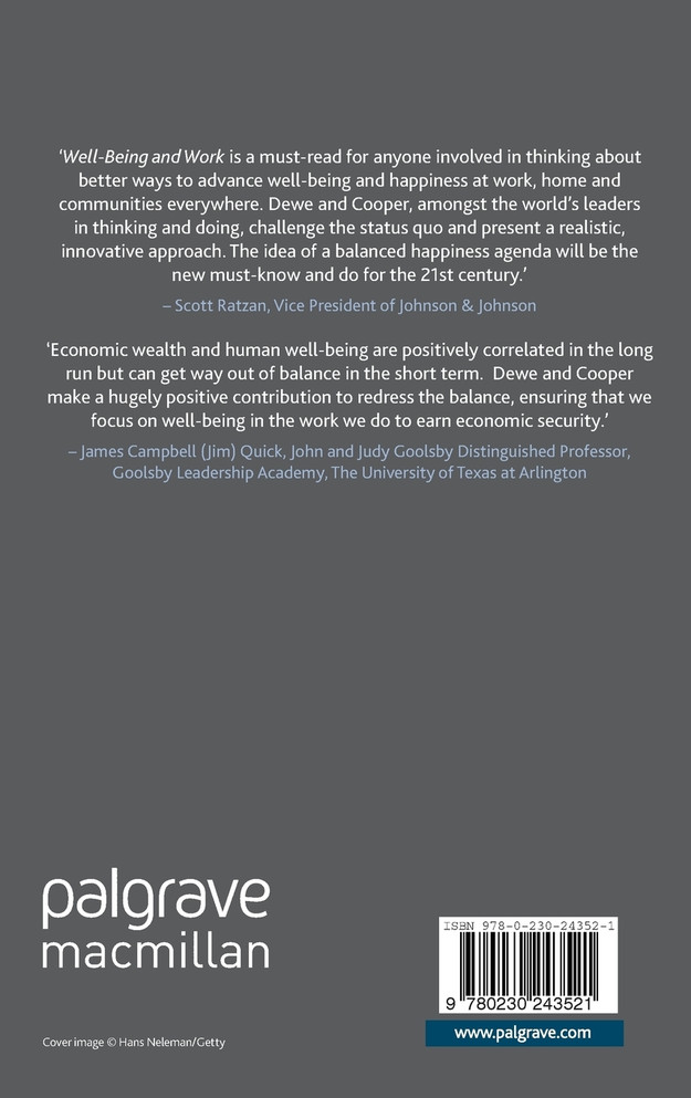 Well-Being and Work