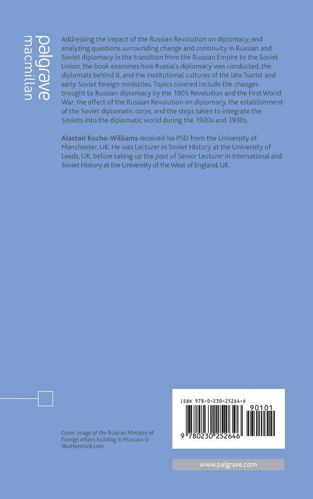 Russian and Soviet Diplomacy, 1900-39