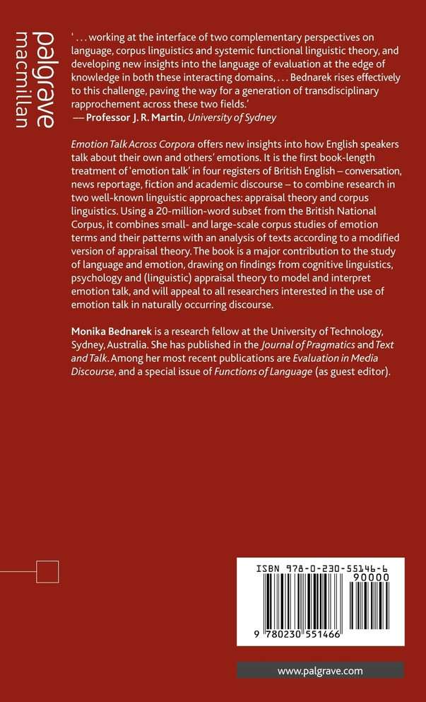 Emotion Talk Across Corpora