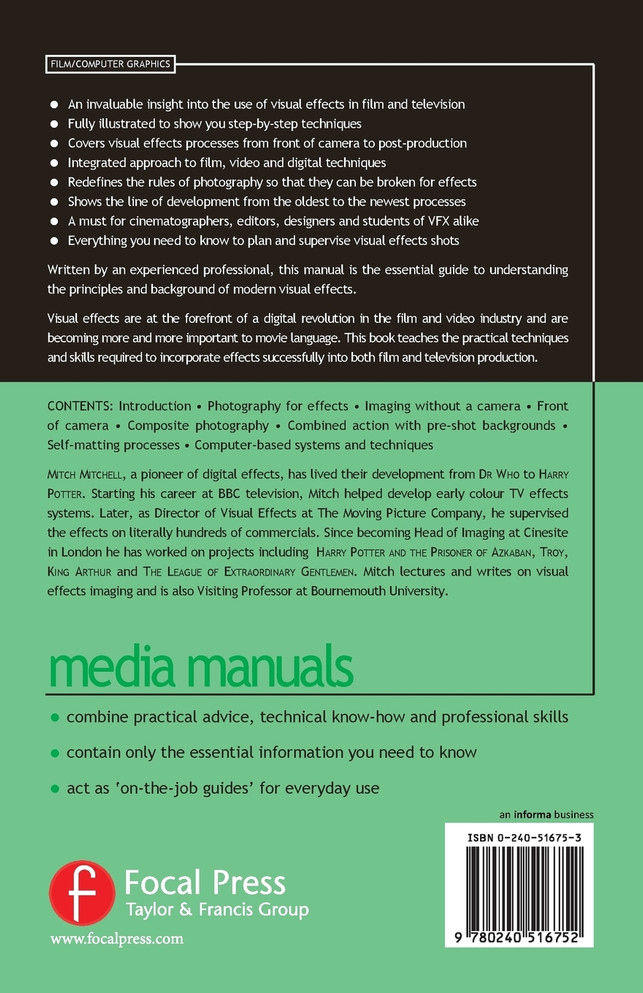 Visual Effects for Film and Television