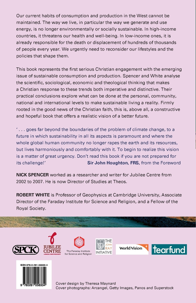 Christianity, Climate Change and Sustainable Living