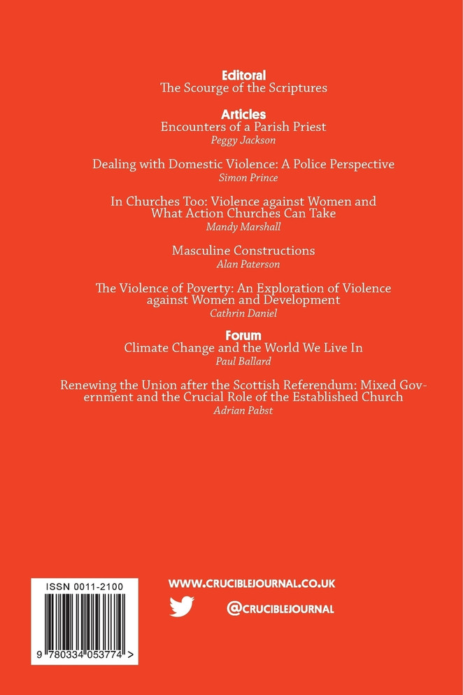 Crucible 2015/1 Violence Against Women