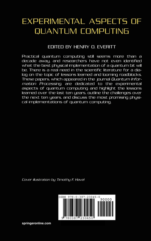 Experimental Aspects of Quantum Computing