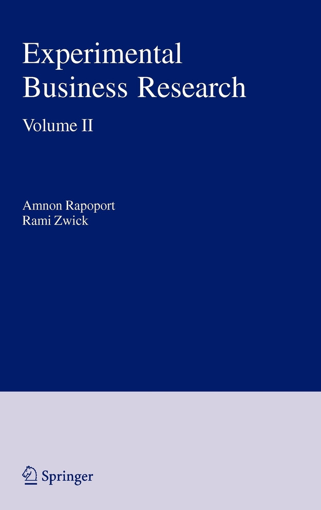 Experimental Business Research