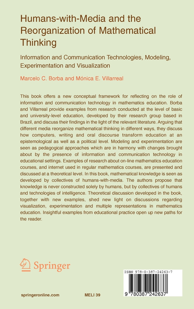 Humans-with-Media and the Reorganization of Mathematical Thinking