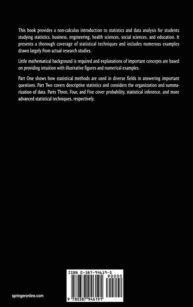 The New Statistical Analysis of Data
