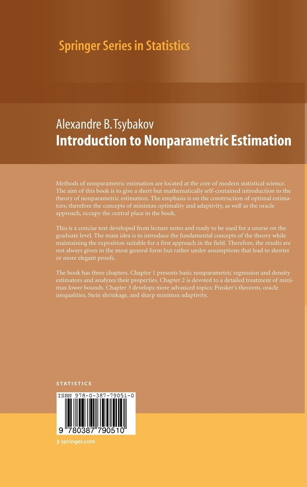 Introduction to Nonparametric Estimation