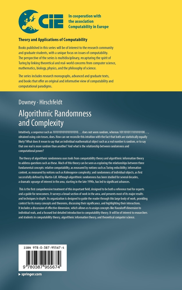 Algorithmic Randomness and Complexity