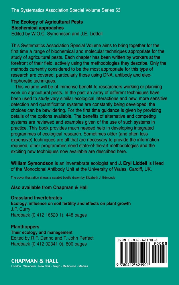 Ecology of Agricultural Pests