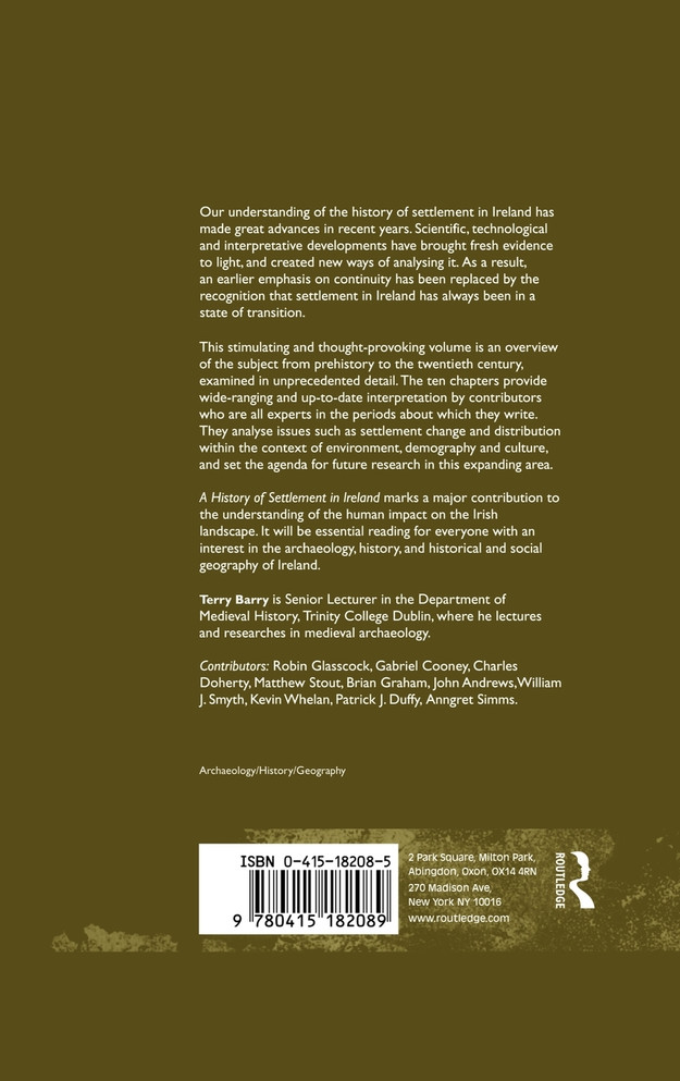 A History of Settlement in Ireland