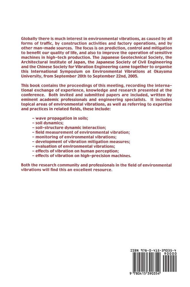 Environmental Vibrations