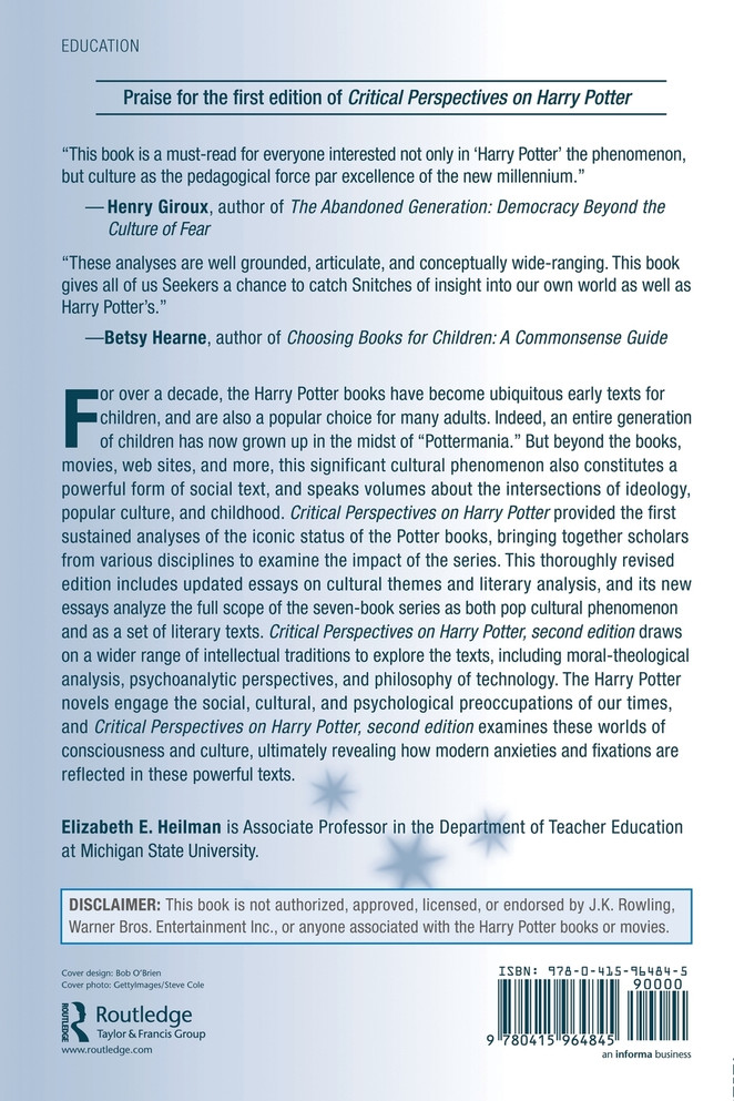 Critical Perspectives on Harry Potter