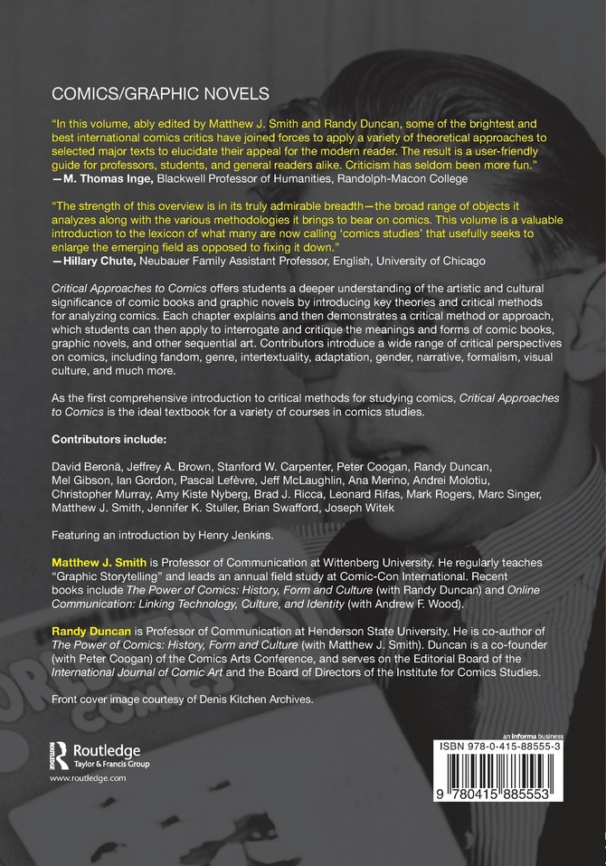 Critical Approaches to Comics
