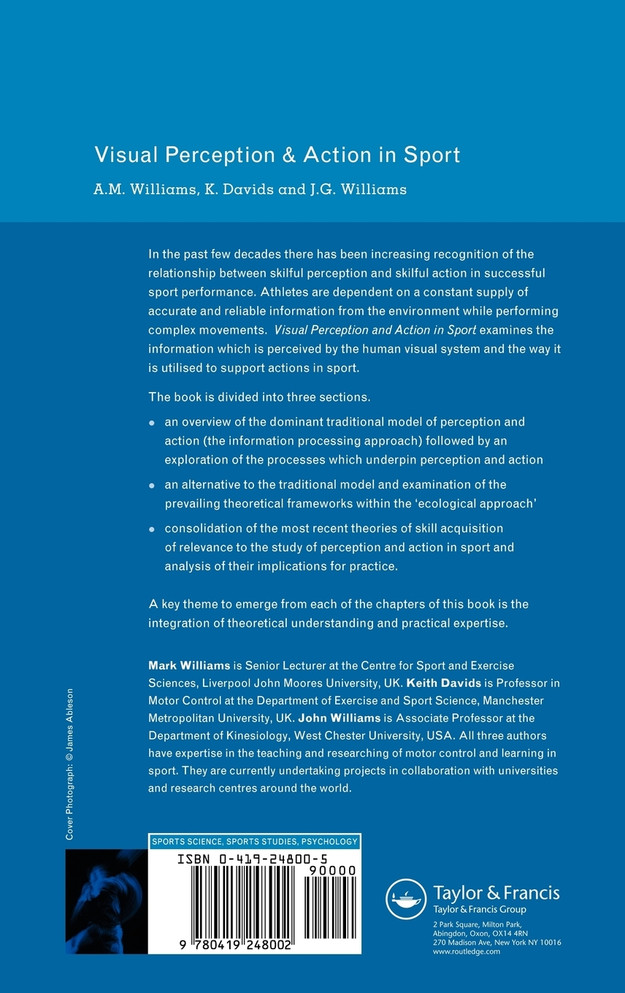 Visual Perception and Action in Sport