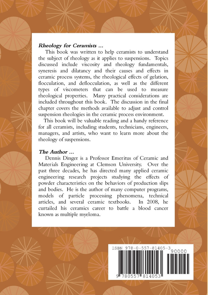 Rheology for Ceramists