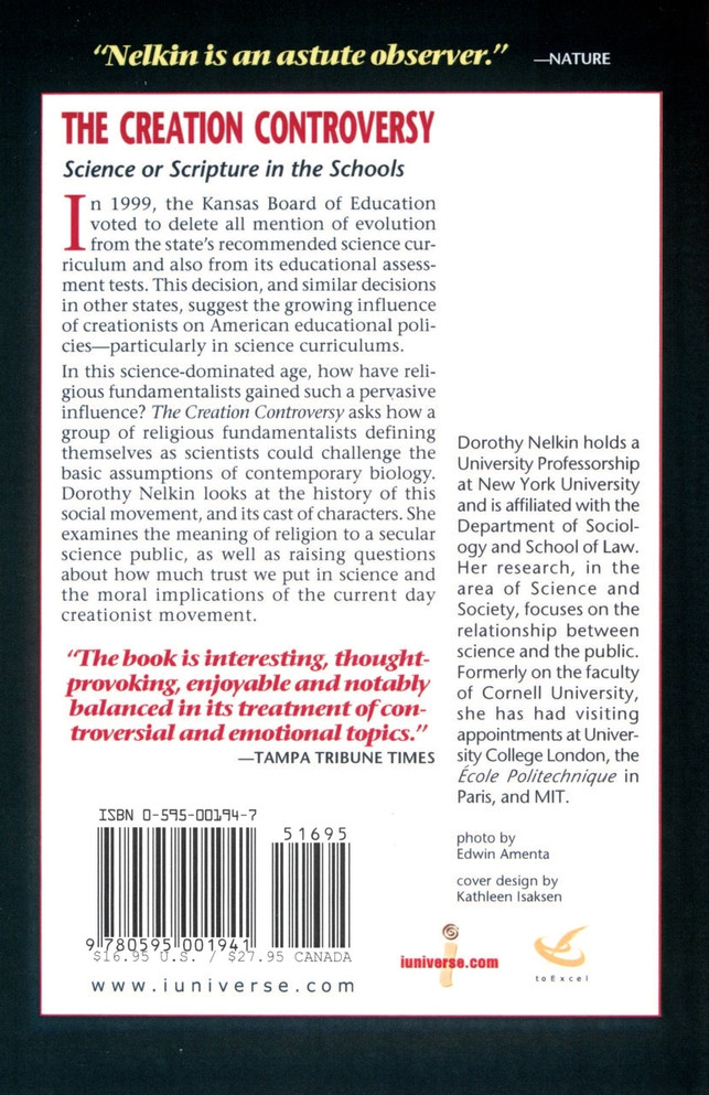 The Creation Controversy