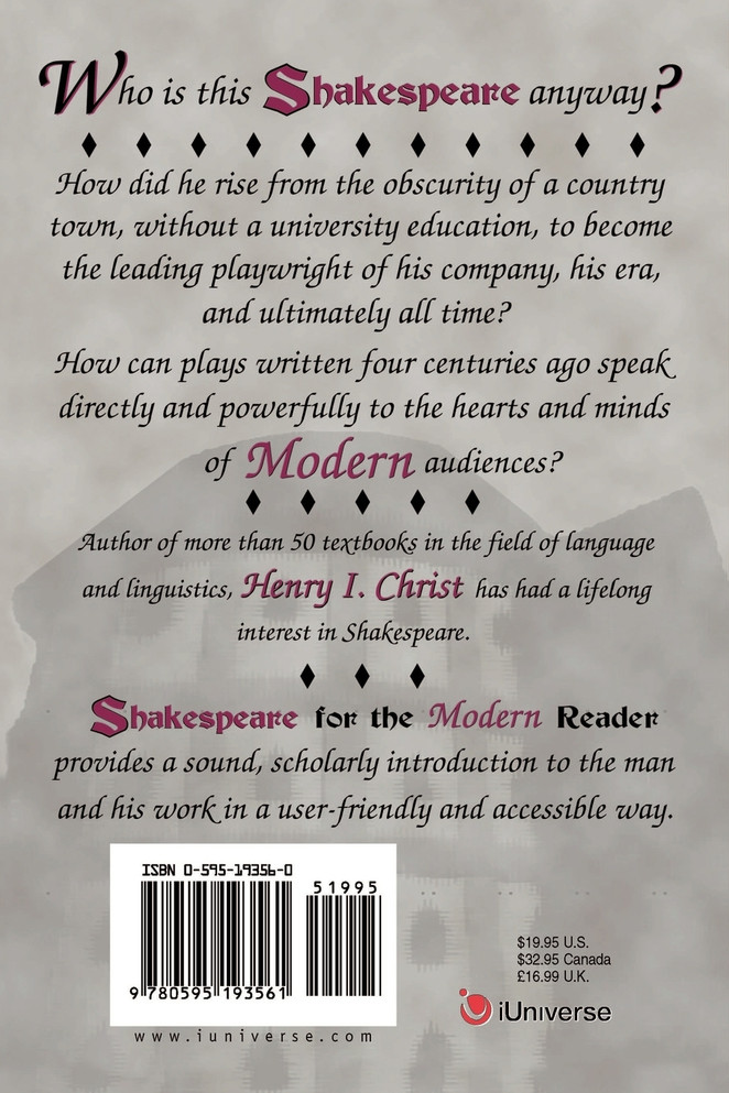 Shakespeare for the Modern Reader