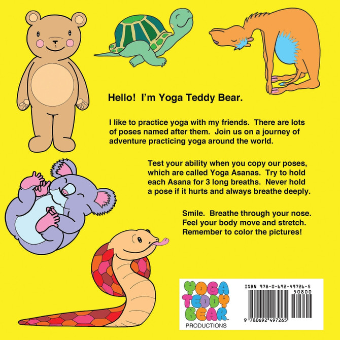 Yoga Teddy Bear and Friends