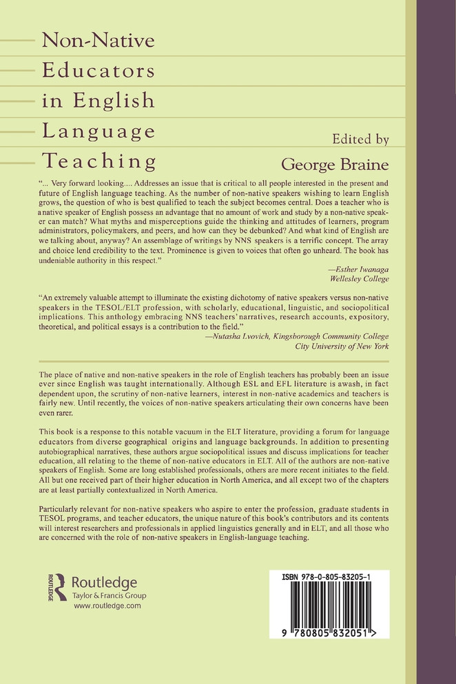 Non-native Educators in English Language Teaching